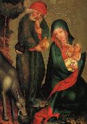 MASTER Bertram Rest on the Flight to Egypt, panel from Grabow Altarpiece g oil painting on canvas